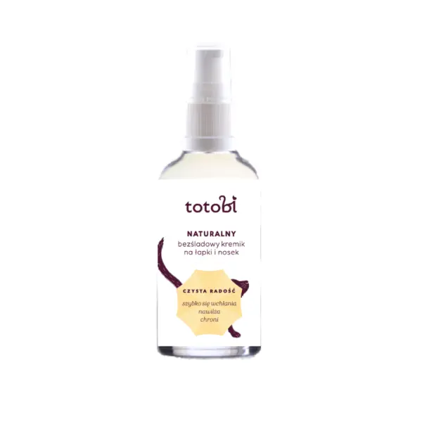 Bezśladowy Kremik na Nosek i Łapki 50ml, Totobi w przezroczystej butelce