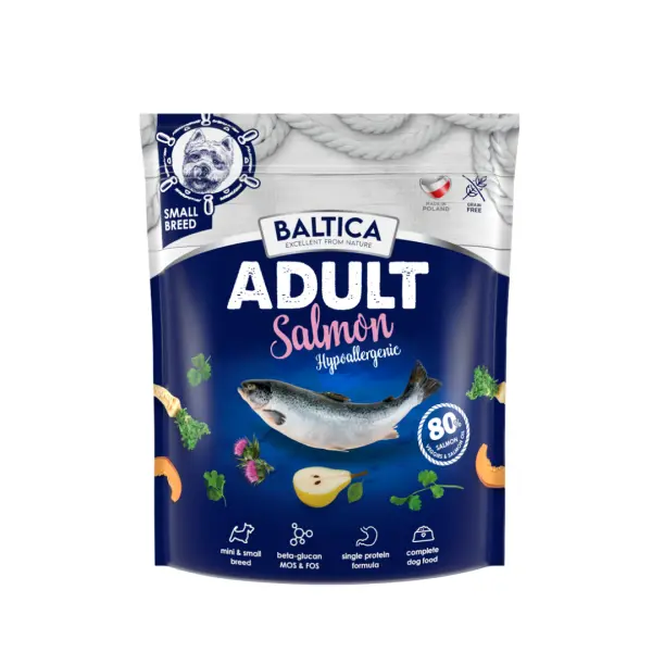 Karma sucha Baltica hipoalergiczna z łososiem dla Psów małych ras 1 kg