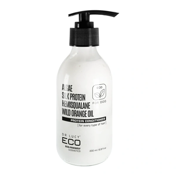 Odżywka proteinowa dla psa w szklanej butelce z pompką 200ml
