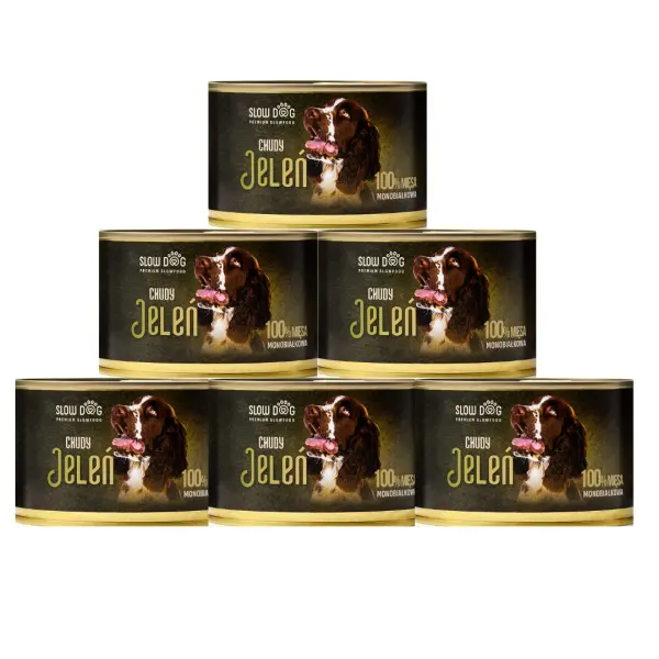 Mokra karma uzupełniająca dla psa - Chudy Jeleń, firmy Slow Dog 410g