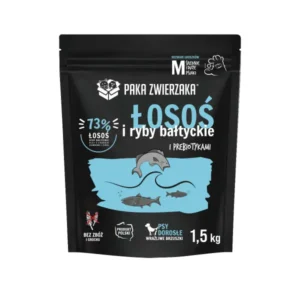 Karma sucha łosoś z rybami bałtyckimi dla Psa 3kg Paka Zwierzaka