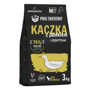 Sucha karma dla psa kaczka z jabłkiem 3kg Paka Zwierzaka
