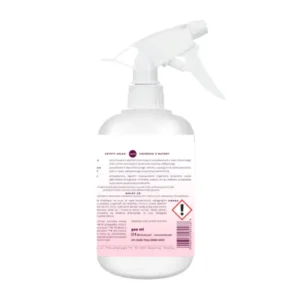 Uniwersalny płyn do czyszczenia misek i akcesoriów dla Psów i Kotów 500ml, w białej butelce z dyfuzorem, Totobi, tył butelki