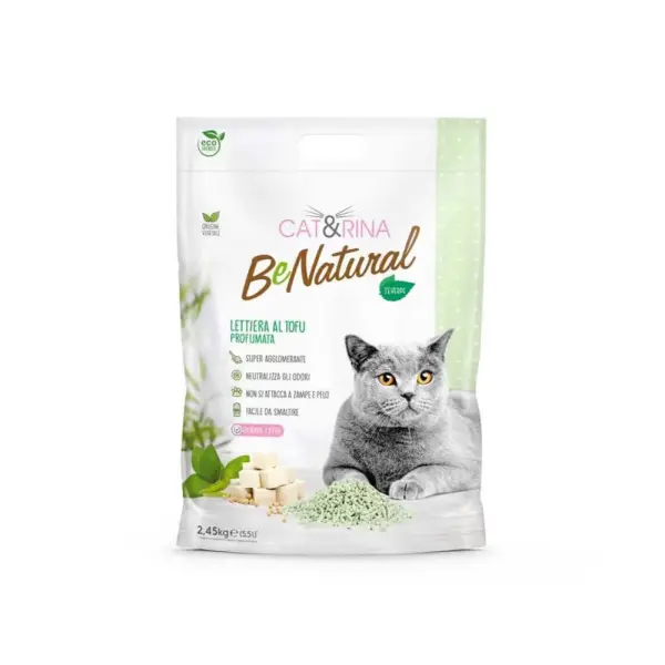 Żwirek biodegradowalny dla Kota Cat&Rina, zielona herbata, 5,5L