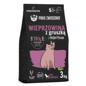 Karma sucha wieprzowina z gruszką dla psów 3kg
